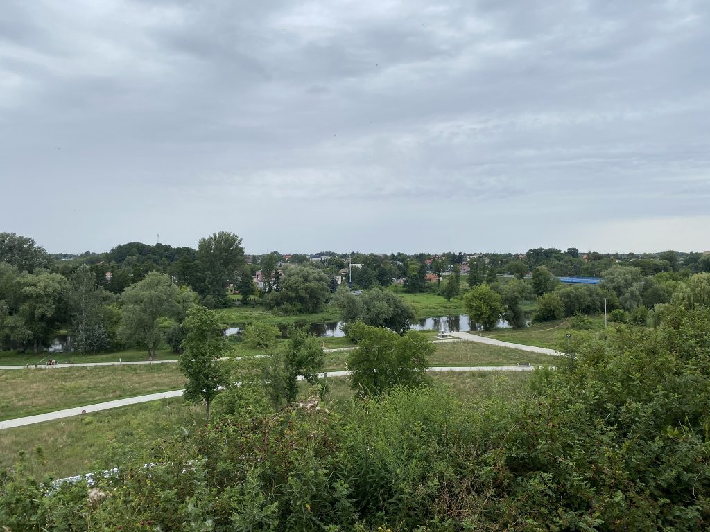Sochaczew - bulwary nad rzeką Bzurą